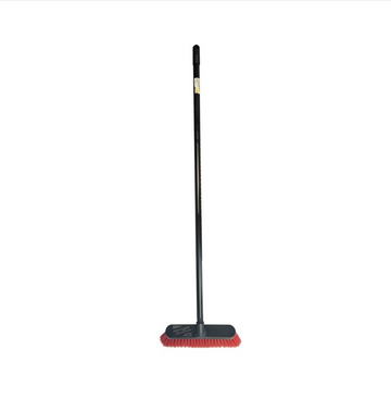 12"HEAVY DUTY SOFT BRISTLE BROOM AND HANDLE