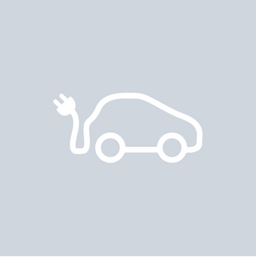 Electric car charging symbol