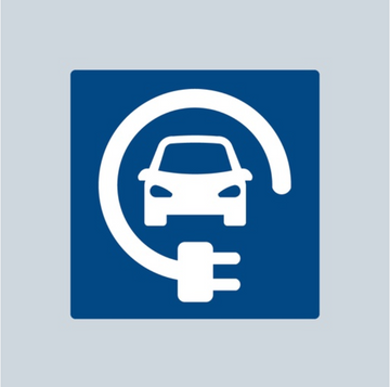 Electric Car Charging Symbol 3